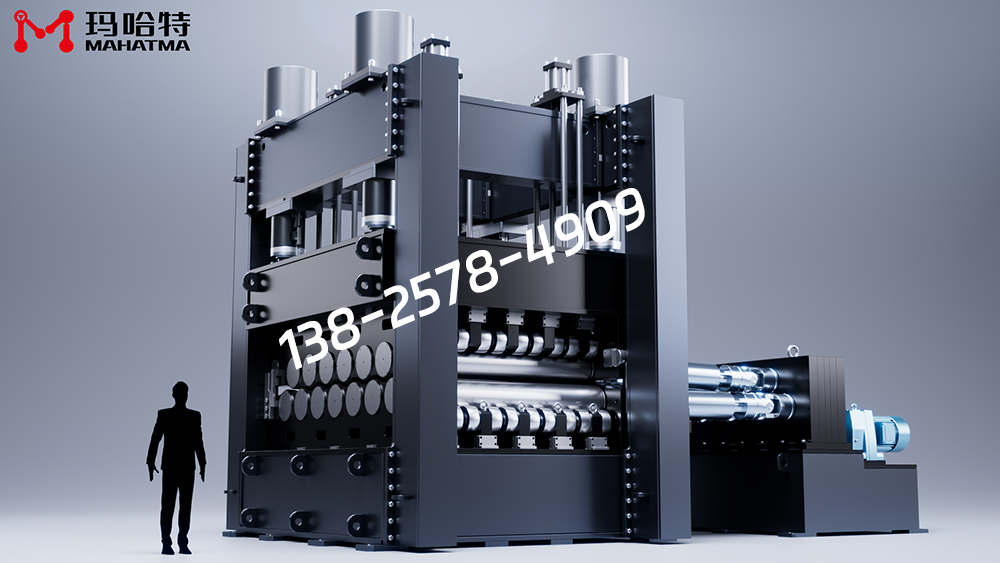 10-100mm厚6米宽超大型MHTY400-4000-9高精密矫平机